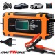 Автоматично зарядно за акумулатори KraftWorld 12V с LCD дисплей и ремонтен режим