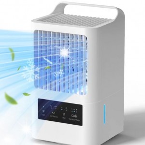 Мини преносим климатик Air Cooler DH-KTS05, 3 скорости, 800мл, многоцветен