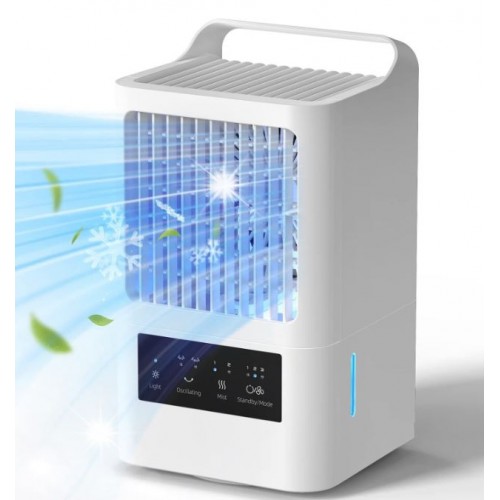 Мини преносим климатик Air Cooler DH-KTS05, 3 скорости, 800мл, многоцветен