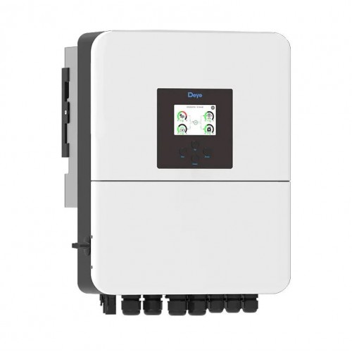 Хибриден соларен инвертор Deye 6 kW, монофазен, 2 MPPT, 48 V