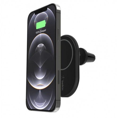 Магнитно безжично зарядно за кола 10W Черно - WIC004BTBK,BELKIN BoostCharge 