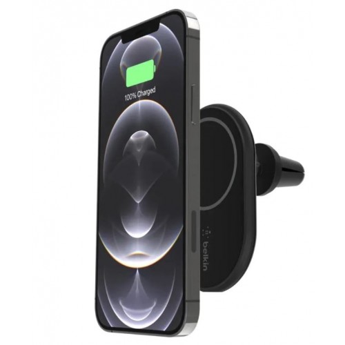 Магнитно безжично зарядно за кола 10W Черно - WIC004BTBK,BELKIN BoostCharge 