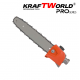 KraftWorld верижна приставка за тример 30см резачка за клони кардан 9 шлица