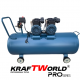 Тих Безмаслен компресор KraftWorld 100 л – 3000W, 8 bar
